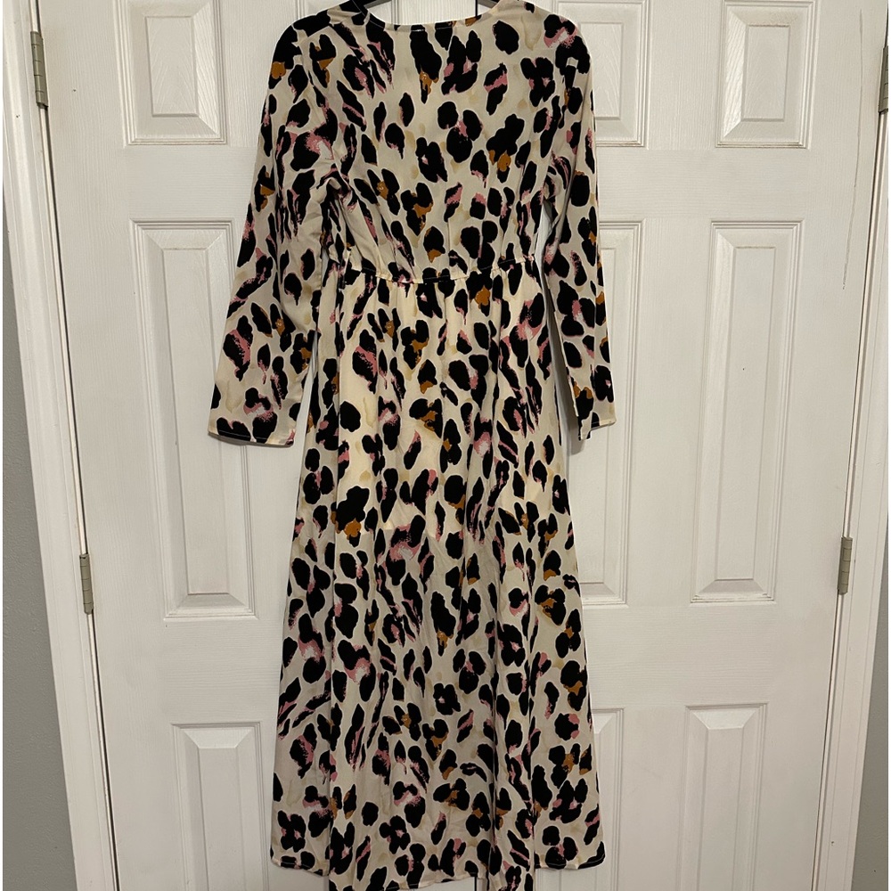 Leopard print pink maxi dress - Picture 6 of 7
